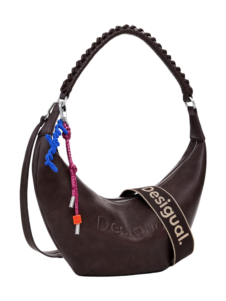 

Сумка через плечо Half Logo Zonte коричневого цвета Desigual