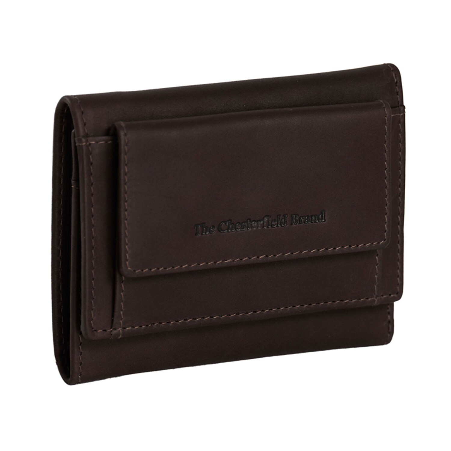

Кошелек The Chesterfield Brand Wax Pull Up RFID Schutz Leder 11 см, коричневый