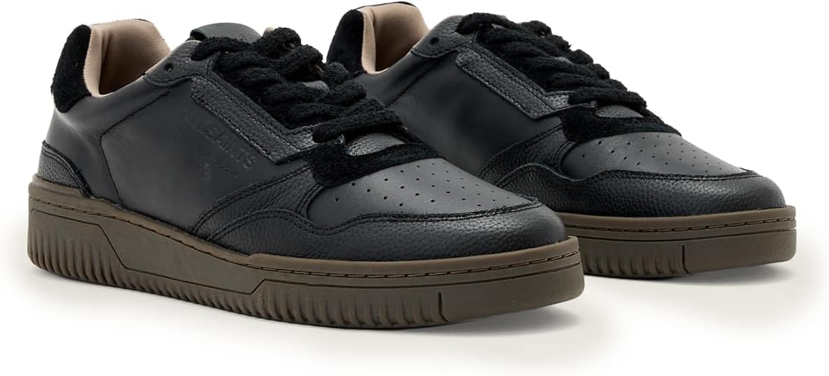 Мужские кеды AllSaints Regan Low Top, черный — фото 2