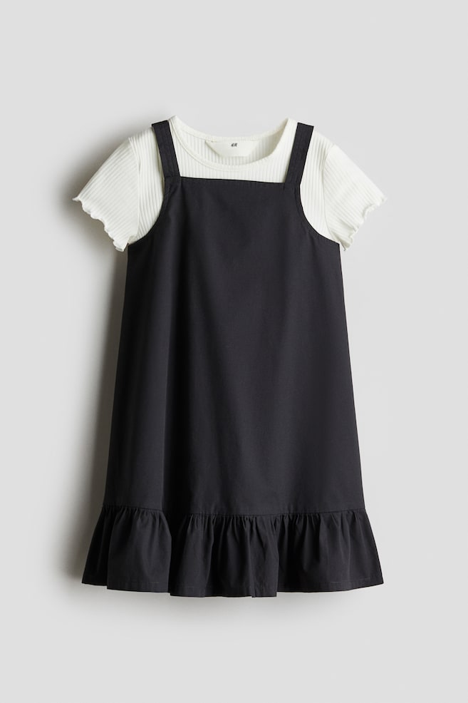 

Комплект из 2-х частей: платье и топ H&M, мультиколор