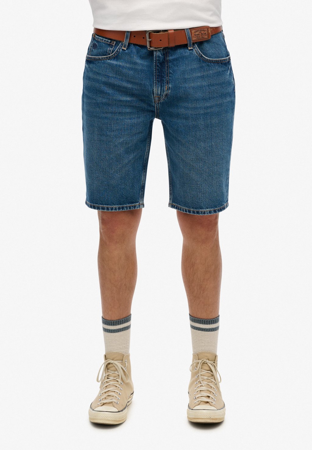 

Джинсовые шорты Superdry, синий