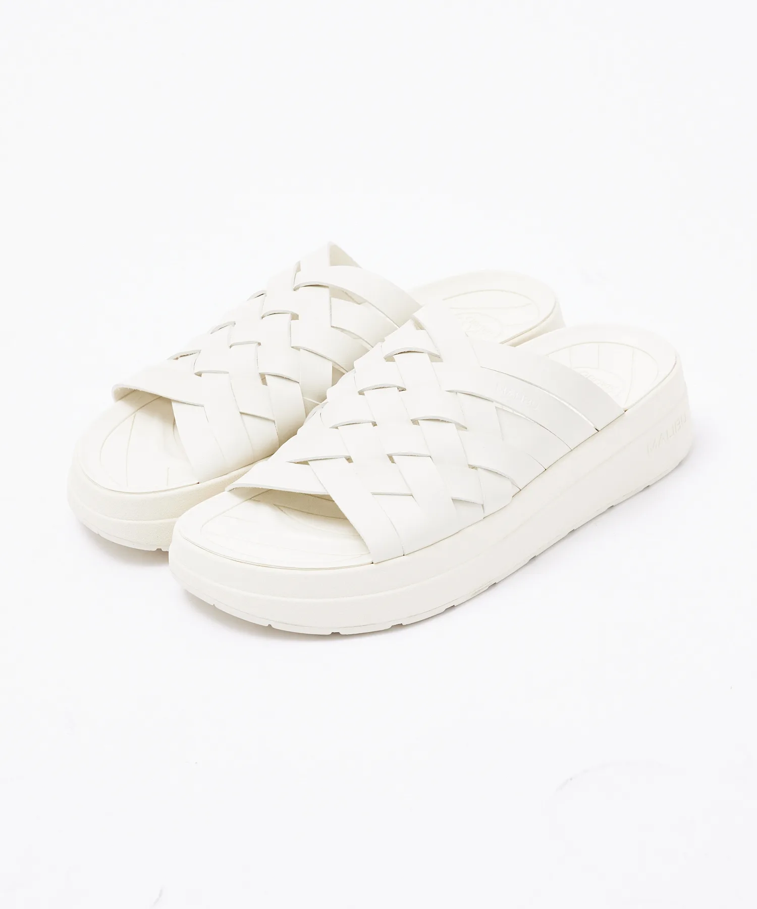 Платформенные сандали ZUMA PLATFORM MALIBU SANDALS белые