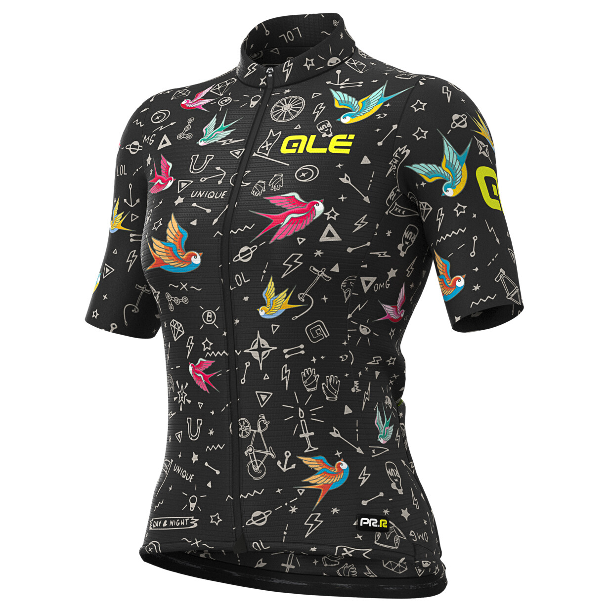 

Велосипедный трикотаж Alé Women's Versilia Jersey Graphics, черный