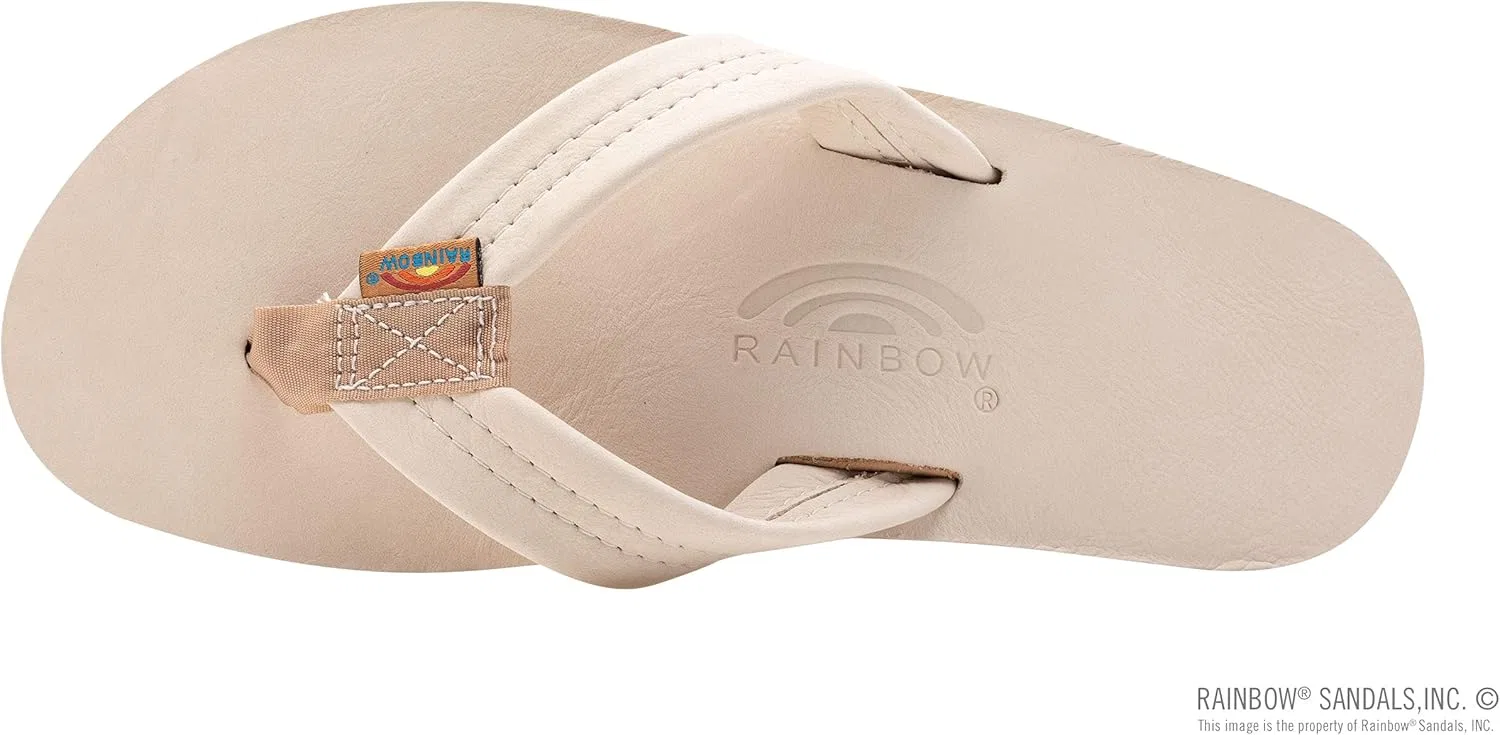 Мужские сандалии Rainbow из высококачественной однослойной кожи Rainbow Sandals, Sand — фото 3
