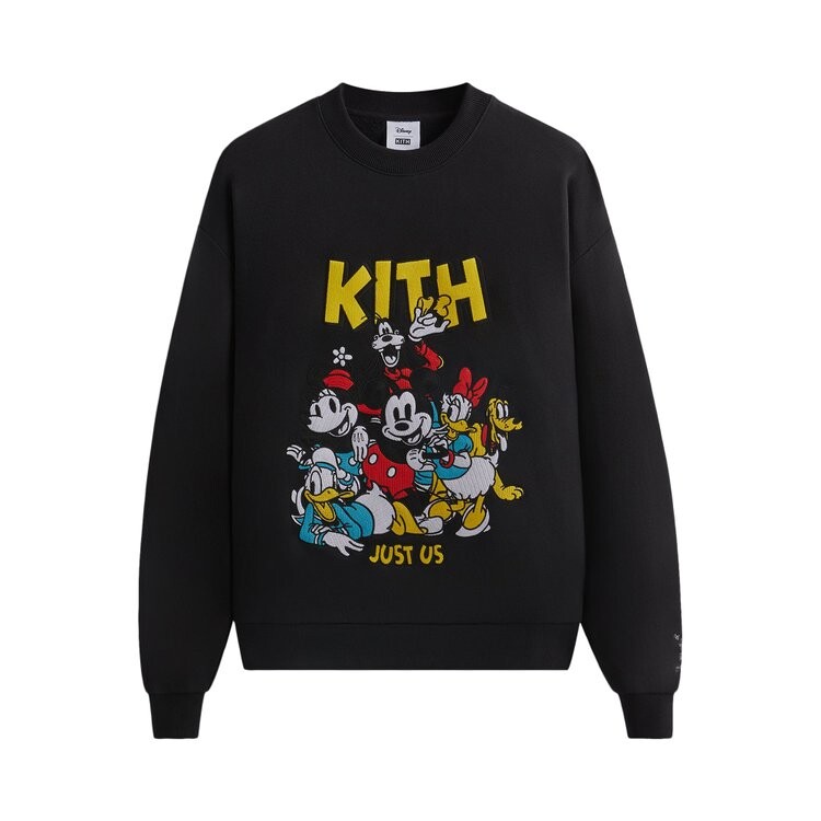 

Толстовка Kith For Mickey & Friends Forever Vintage Crewneck, черный