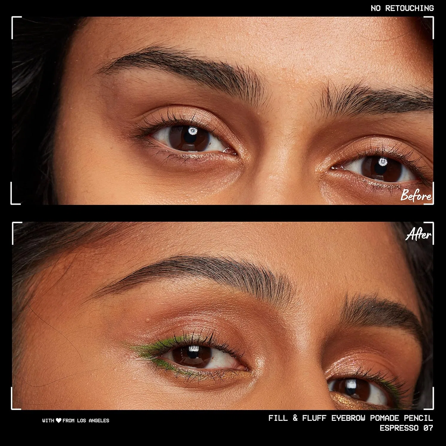 Карандаш-помада для бровей «Fill & Fluff Eyebrow Pomade Pencil» от NYX Professional Makeup Nyx Professional Makeup, Brown — фото 4