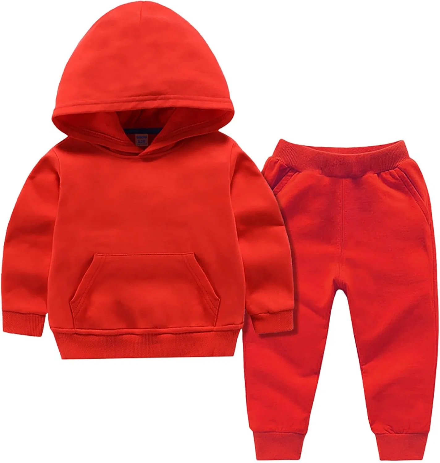 Детский спортивный костюм из флиса, Generic, 2 предмета, Red