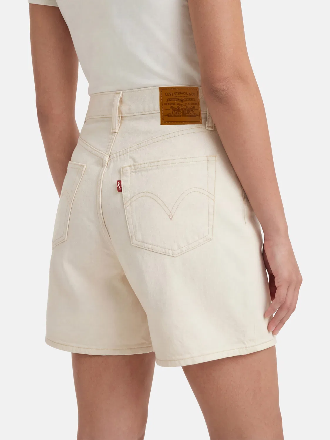 Джинсы свободного кроя Levi'S , Cream — фото 4