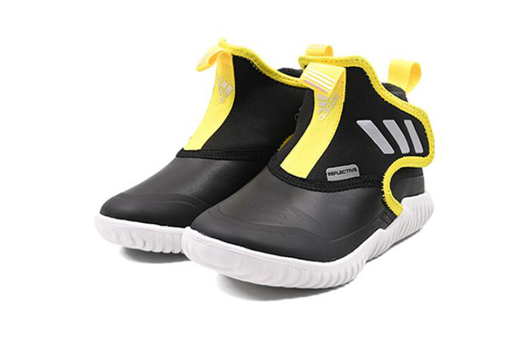 Кроссовки Rapidazen Kids для детей, средний верх, черный/желтый Adidas — фото 3