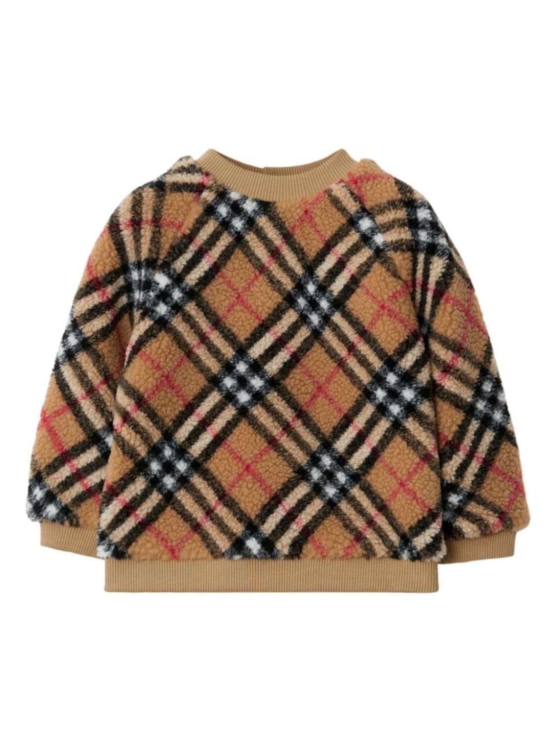 

Burberry Kids джемпер в клетку Vintage Check, нейтральный цвет