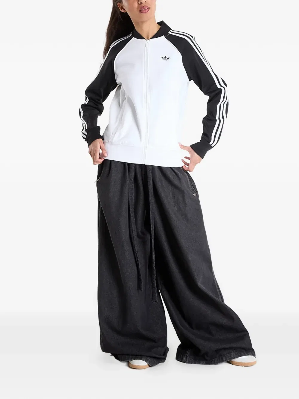 Спортивный топ SST CLASSIC Adidas, белый — фото 2