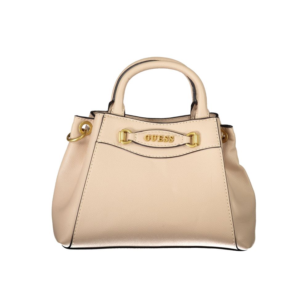 

Бежевая полиэтиленовая женская сумка Guess Shoes