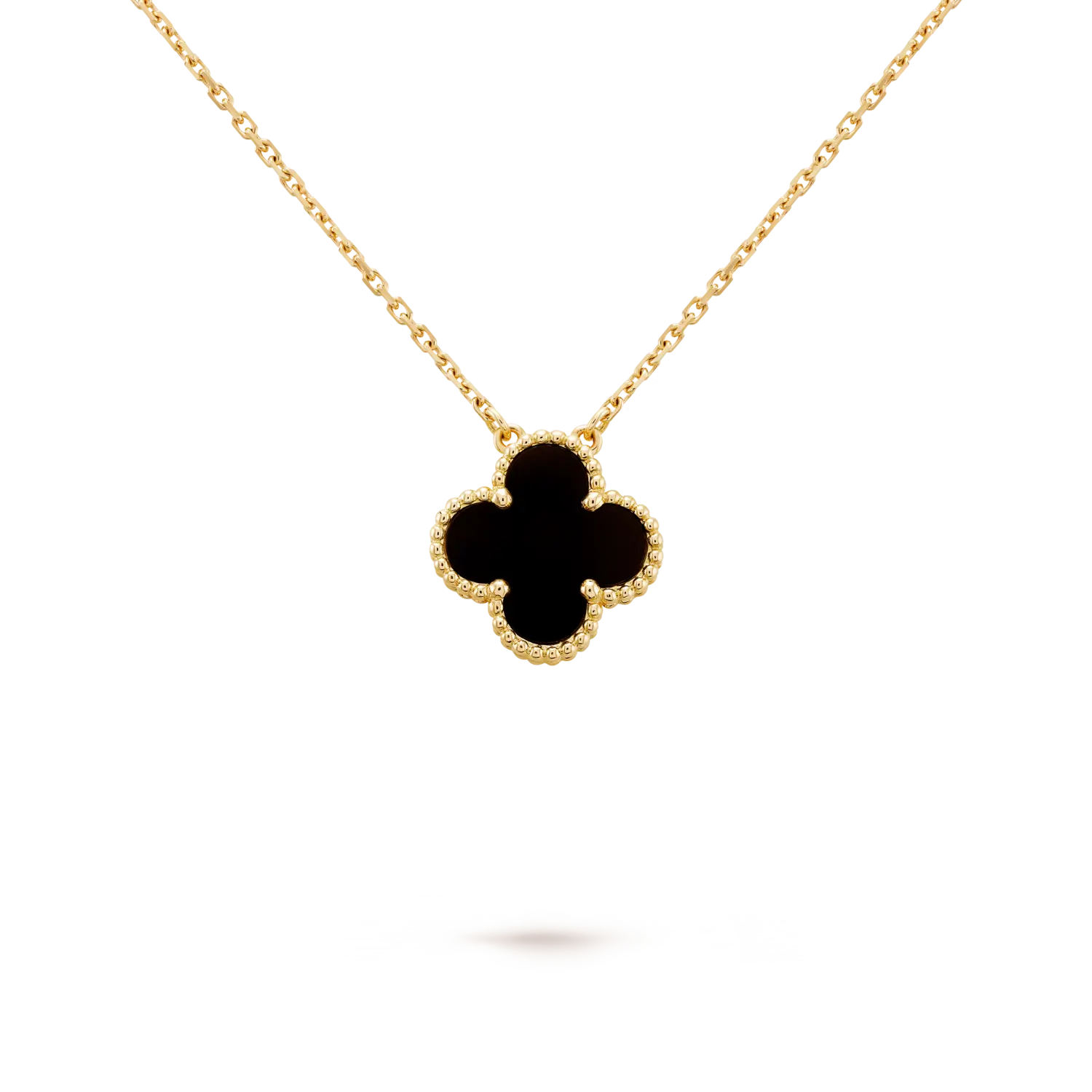 

Кулон Van Cleef & Arpels Vintage Alhambra, 18-ct желтое золото, оникс