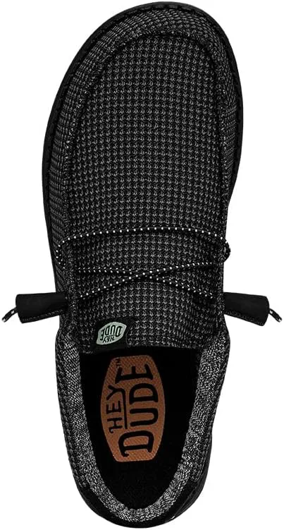 

HEYDUDE Wally Sport Mesh | Мужская обувь | Мужские лоферы без шнурков | Удобные и легкие, черный