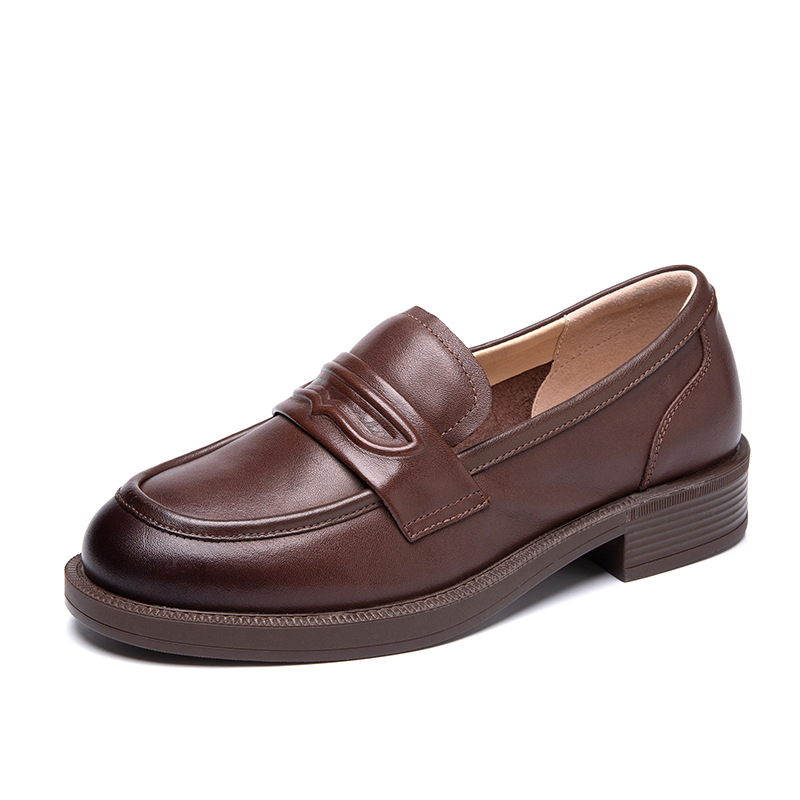 Лоферы женские Help, Brown