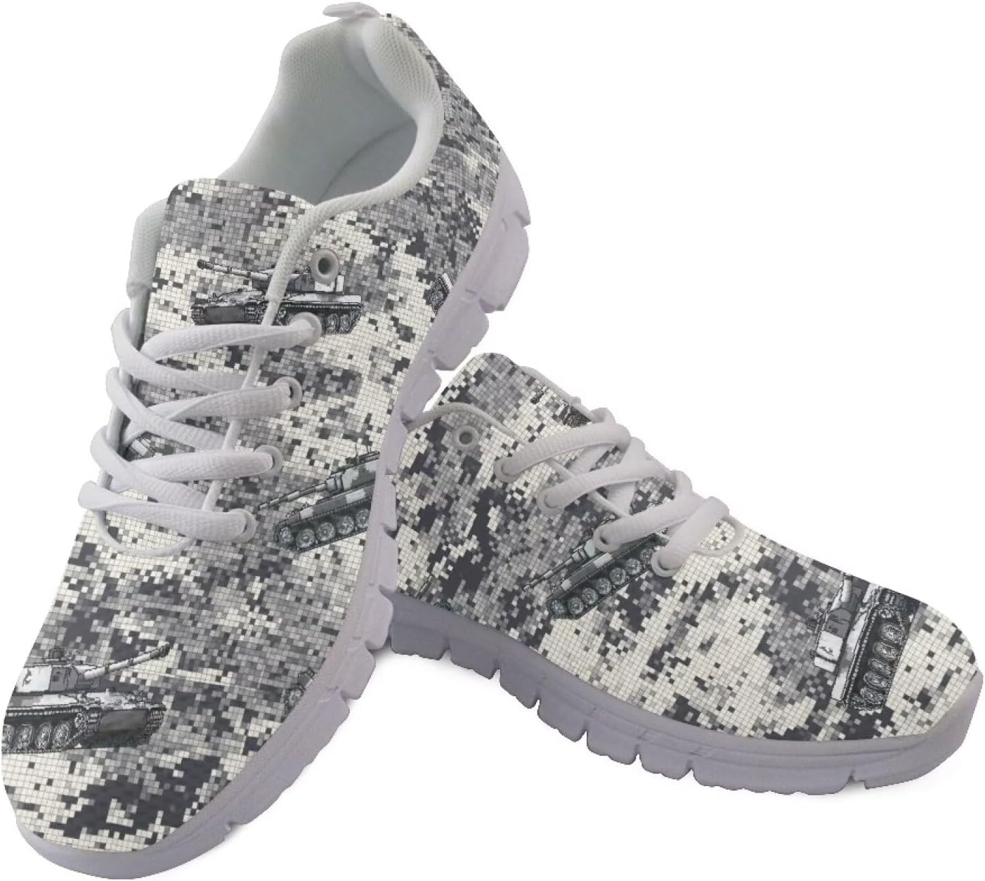 

Кроссовки POLERO Camo для бега и прогулок для мужчин и женщин с шнуровкой, легкие, размеры US5-12, Camouflage
