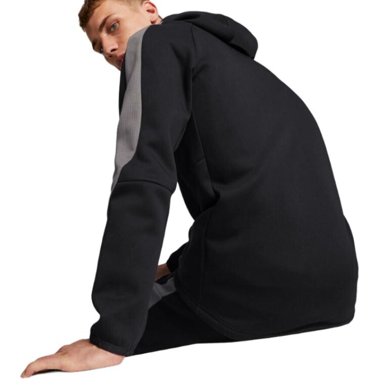 

EVOSTRIPE Толстовка мужская черная Puma, черный