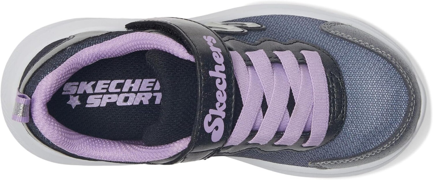 Кроссовки SKECHERS KIDS Sole Swifters, цвет Black/Lavendar — фото 2