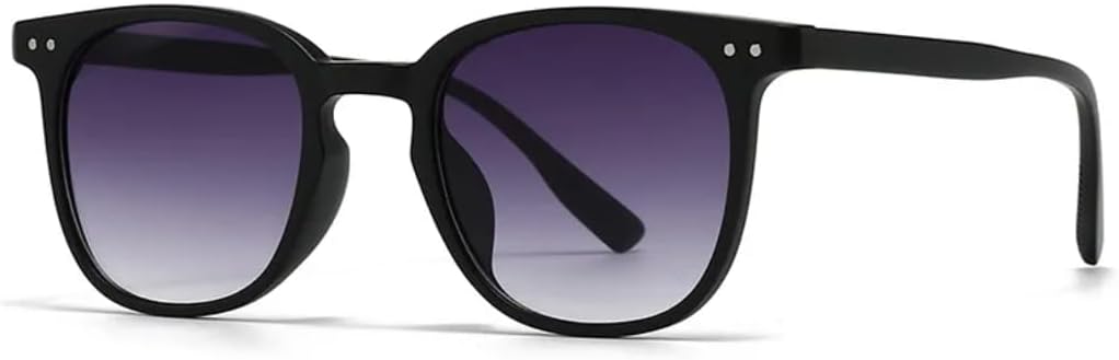 

Модные солнцезащитные очки для женщин, солнцезащитные очки UV400 в стиле ретро с градиентом, мужские солнцезащитные очки черного и желтого цвета с заклепками SZVVBKK, C2 Black Gray