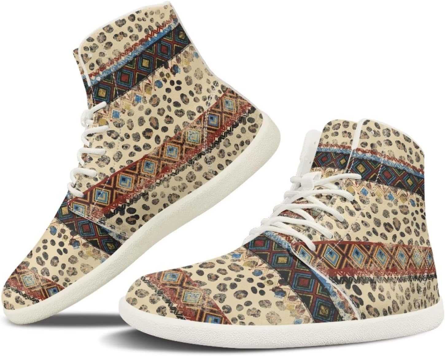 

Кроссовки Chaqlin High Top, белые с шнуровкой, противоскользящие, для женщин, средний верх, повседневная обувь для ходьбы, удобные кроссовки для мужчин, повседневный образ