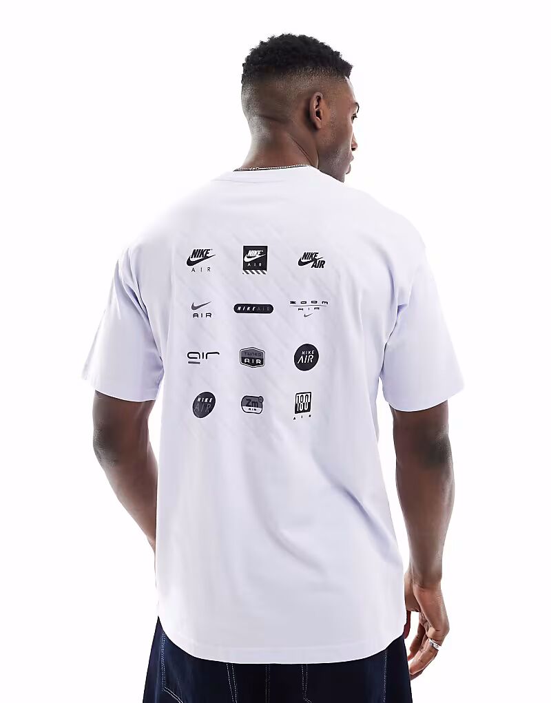 

Футболка Nike M90 ​​светло-серого цвета