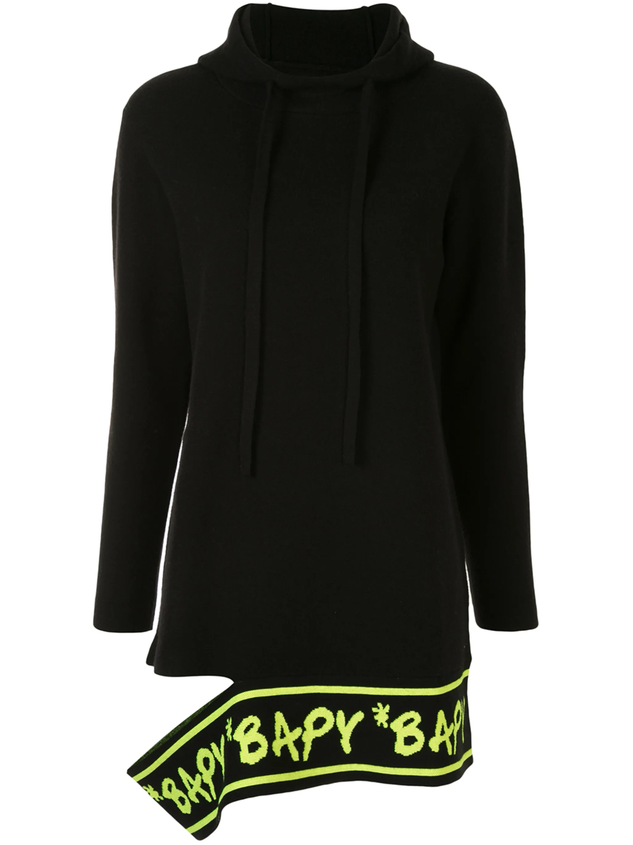 

Худи с вырезами и логотипом Bapy By A Bathing Ape, черный