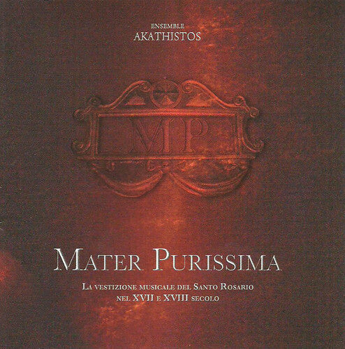 

CD диск Anonymous / Losito / Cussino / Caravella: Mater Purissima