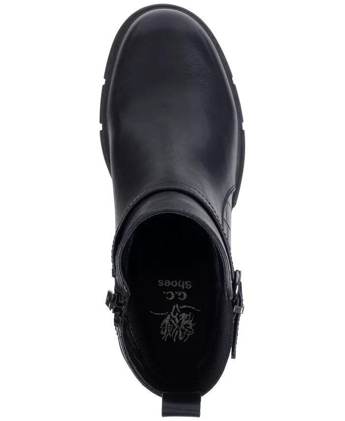 Женские ботильоны Dawn Block на каблуке Gc Shoes, черный — фото 4