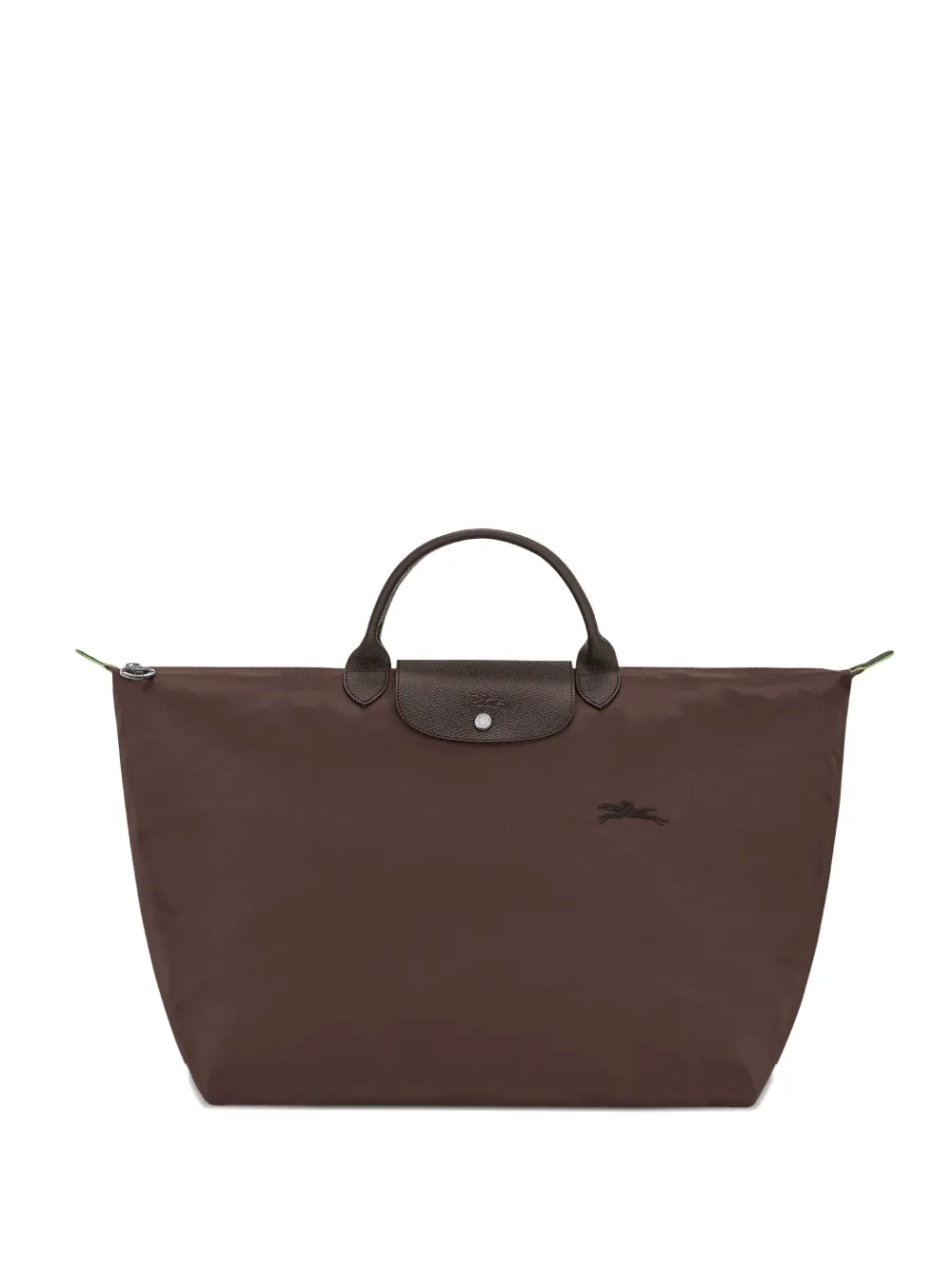 

Большая зеленая сумка-тоут Le Pliage Longchamp, коричневый