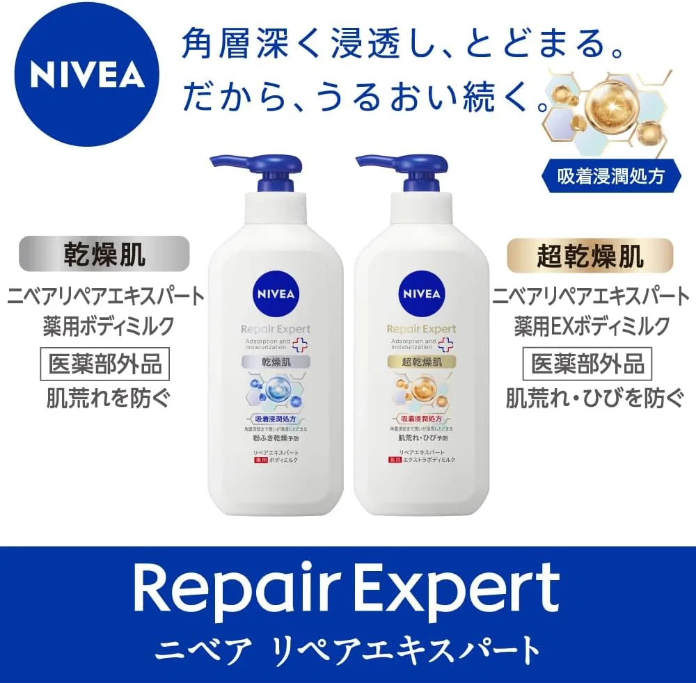 Молочко для тела Nivea Repair Expert для сухой кожи, 350 мл — фото 3