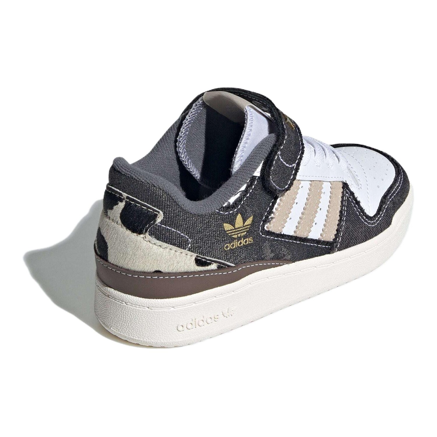 Кроссовки adidas originals FORUM Kids Skateboarding Shoes Kids Low-top White/Light Brown/Dark Grey, белый — фото 3