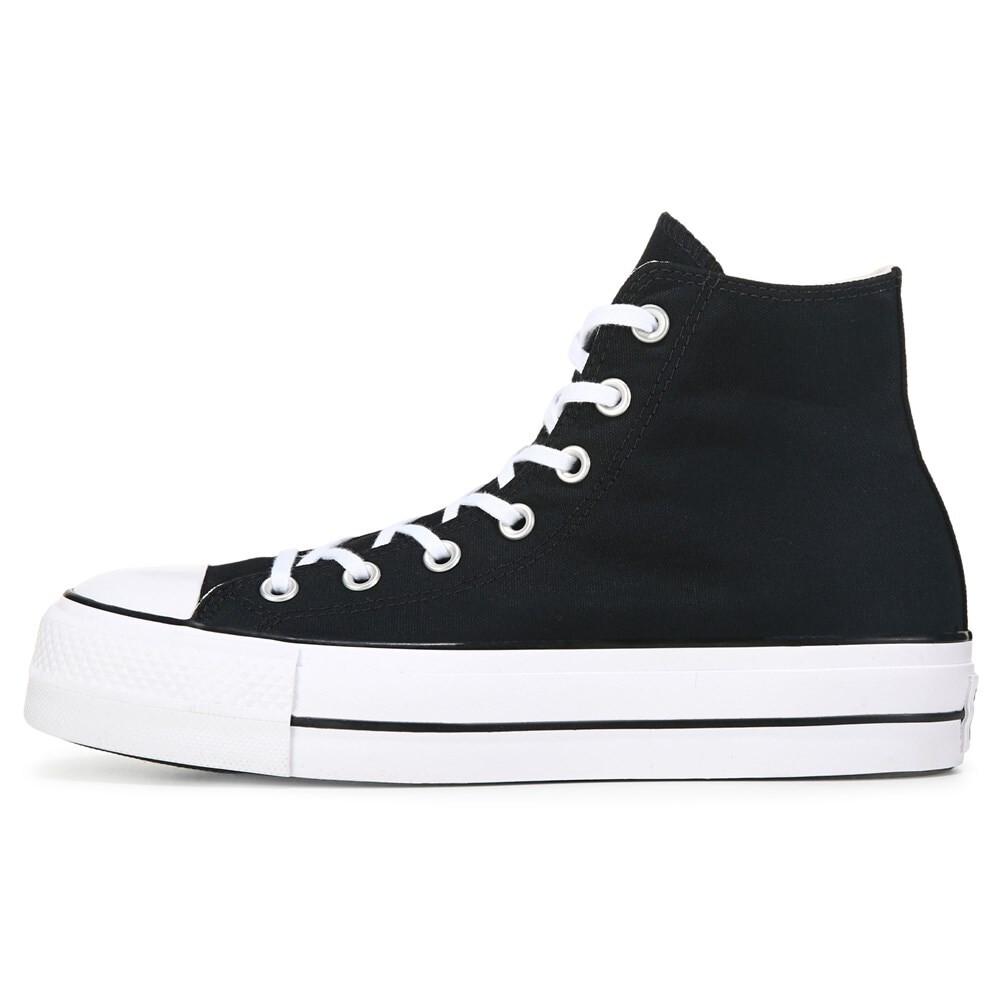 Женские кроссовки Chuck Taylor All Star на платформе с высоким подъемом Converse, черный — фото 3