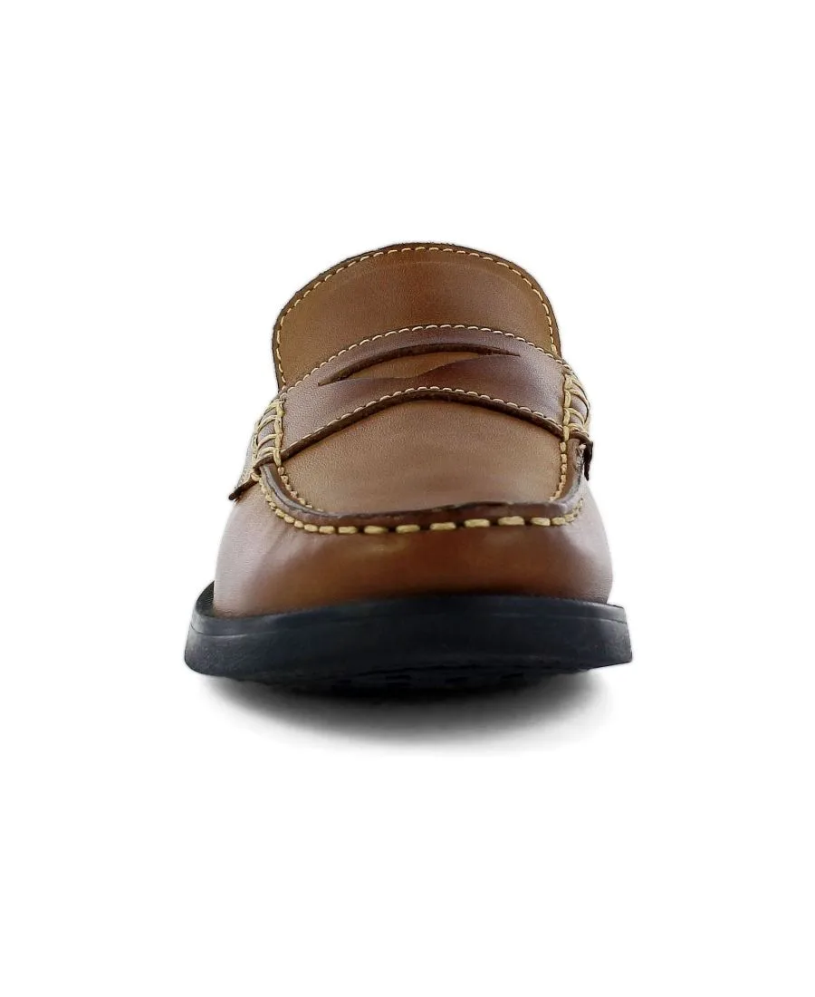 Детские лоферы для игры в крокет "Маленький мальчик" (Penny Loafer JR. Shoes) Florsheim, Saddle Tan — фото 2