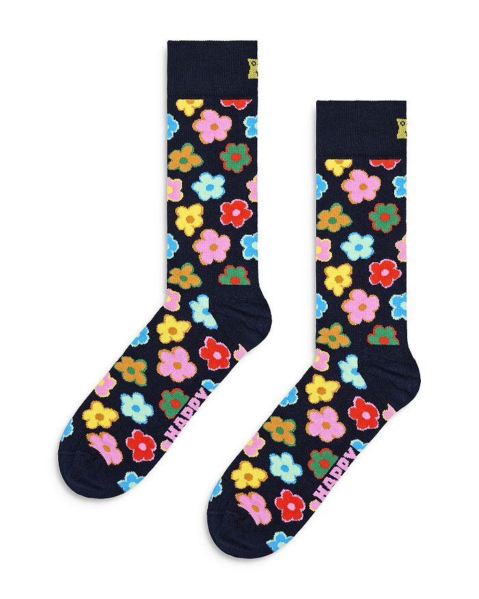 

Носки Flower Crew Happy Socks, синий