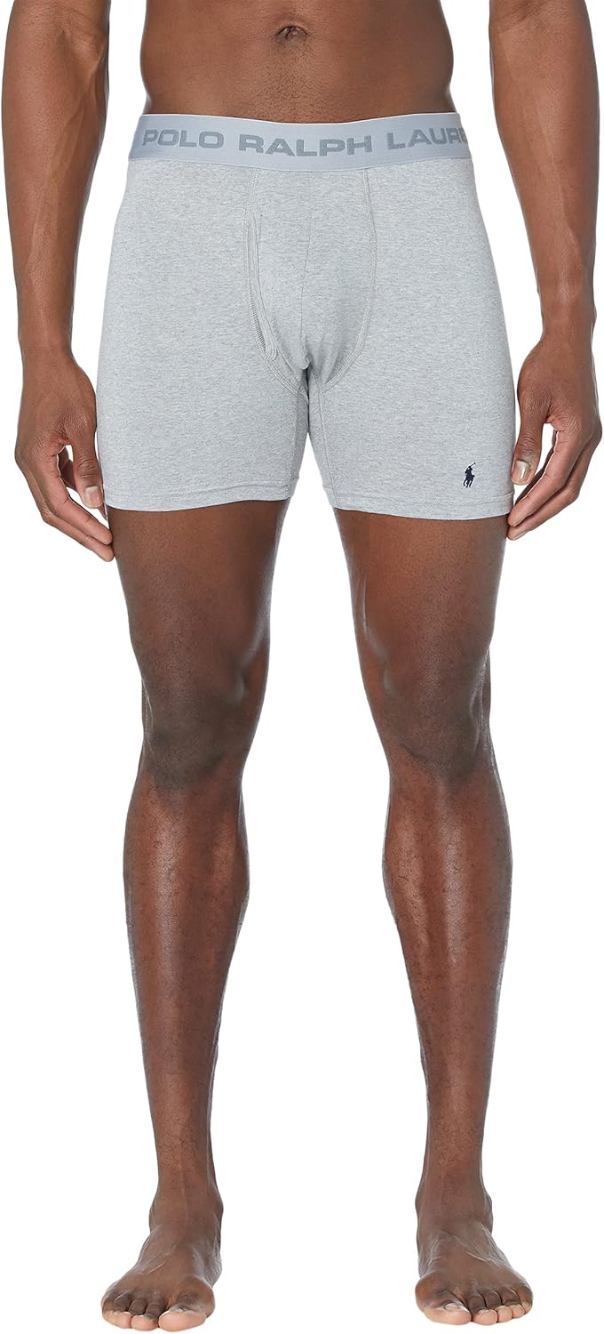 Polo Ralph Lauren Freedom FX: трусы-боксеры с бесшовной ластовицей, Cruise Navy/Andover Heather/Rugby Royal — фото 4