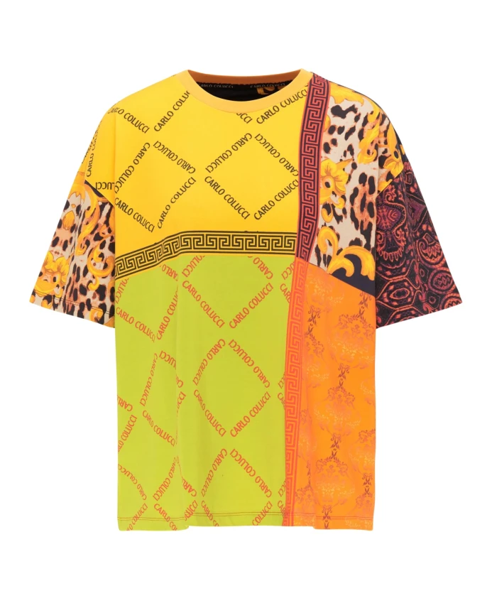 

Футболка с принтом по всей поверхности Carlo Colucci, желтый