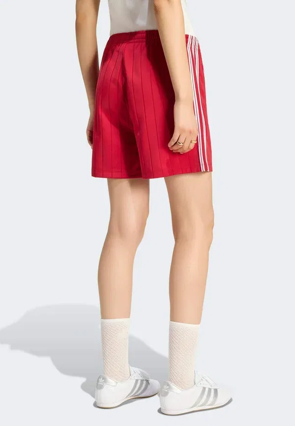 Спортивные штаны Adidas Originals Pinstripe firebird shorts tracksuit bottoms, цвет команда виктори ред/белый/команда виктори ред — фото 2