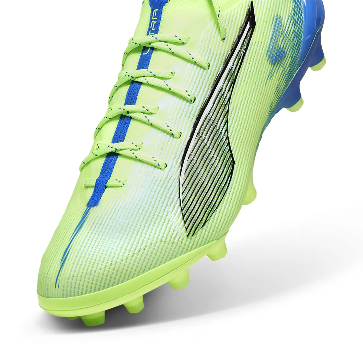 Мужские футбольные бутсы Ultra 5 Ultimate AG Puma, зеленый/синий — фото 4