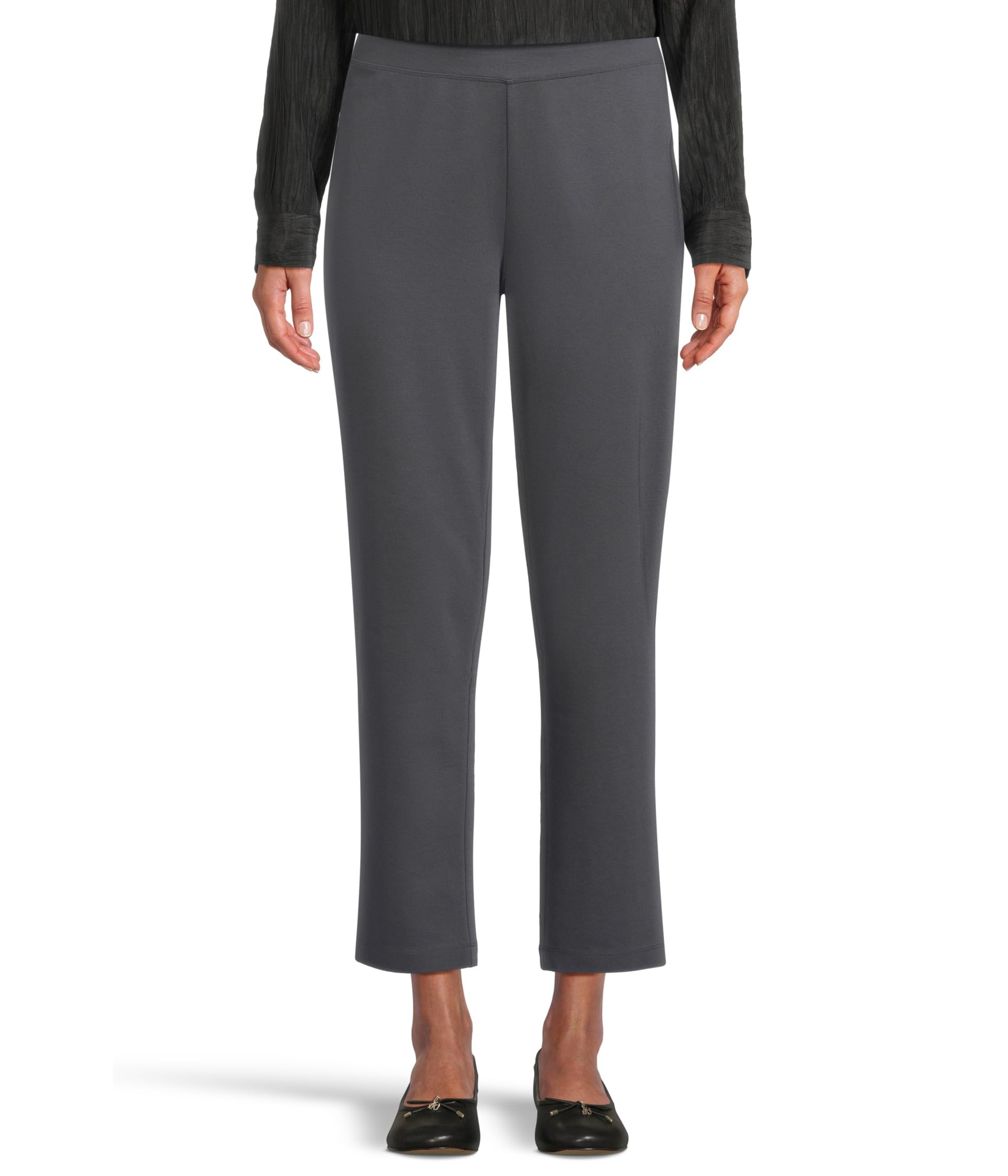 

Брюки Eileen Fisher Slim Ankle Pant, цвет Ebony