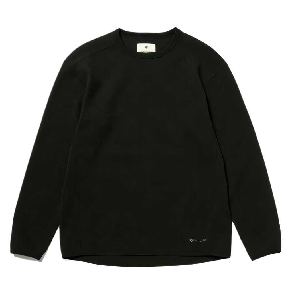 

Футболка с рубчиками Snow Peak, черный/черный