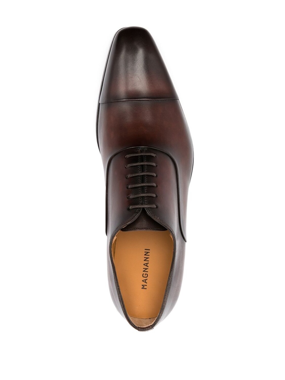 Magnanni оксфорды Caoba с эффектом потертости, коричневый — фото 4