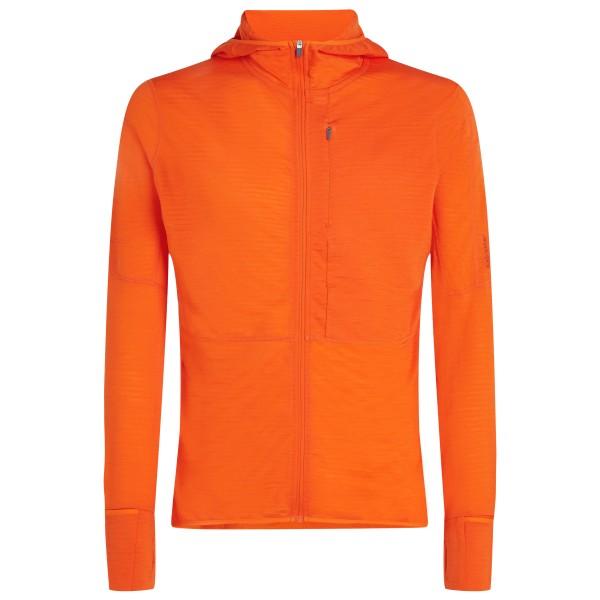 

Толстовка с капюшоном из флиса Merino 200 Realfleece Downer L/S с застежкой-молнией - флисовый пуловер Icebreaker, Blaze