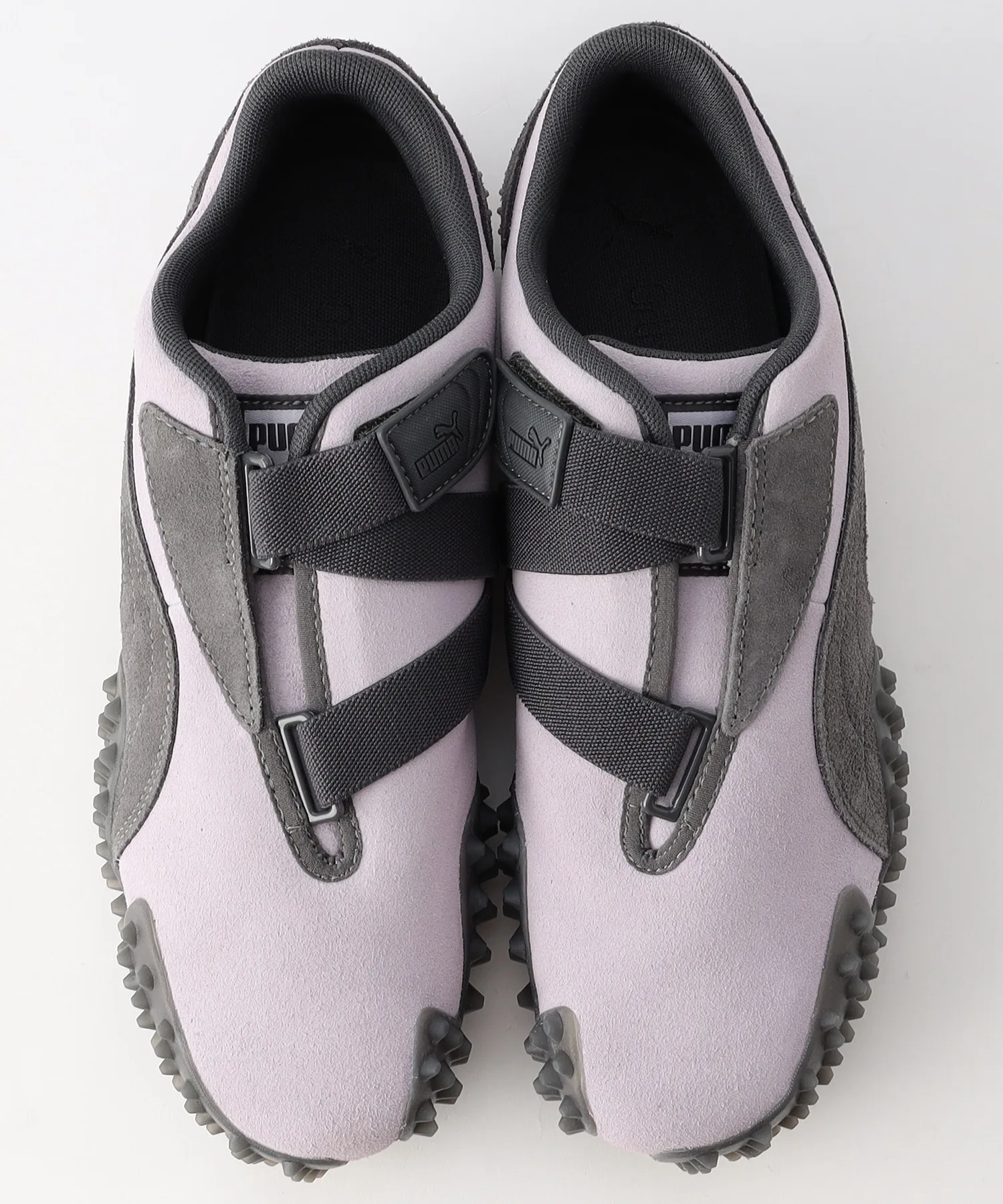 Мужские кроссовки из натуральной замши PUMA Mostro Dusky Gray-Lilac Crush — фото 2