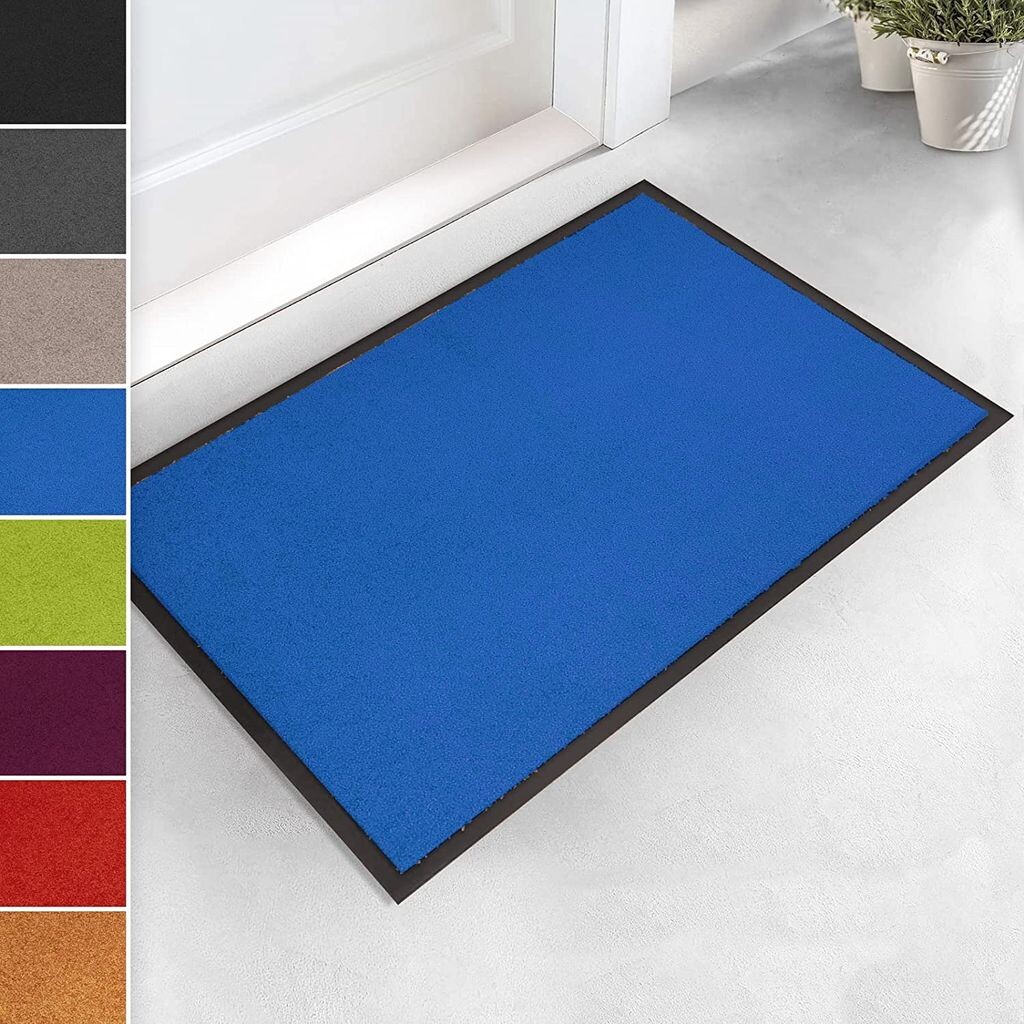 

Коврик-грязеуловитель Joy Blue 43x60 см Floordirekt, темно-синий