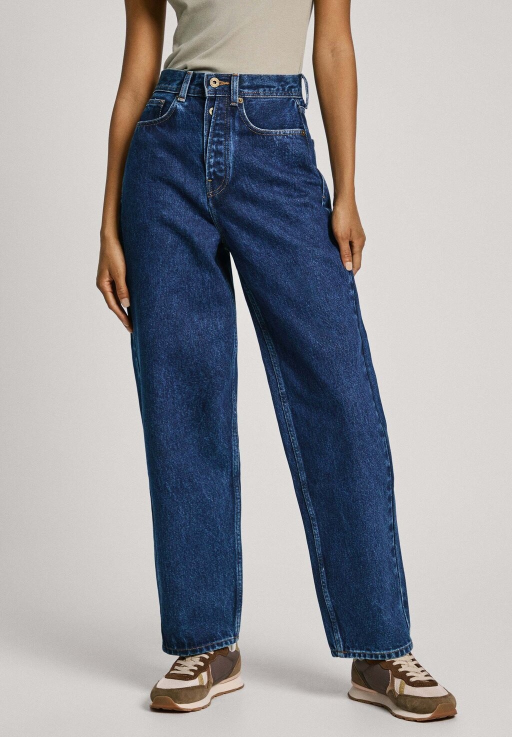 

Прямые джинсы Pepe Jeans, синий деним