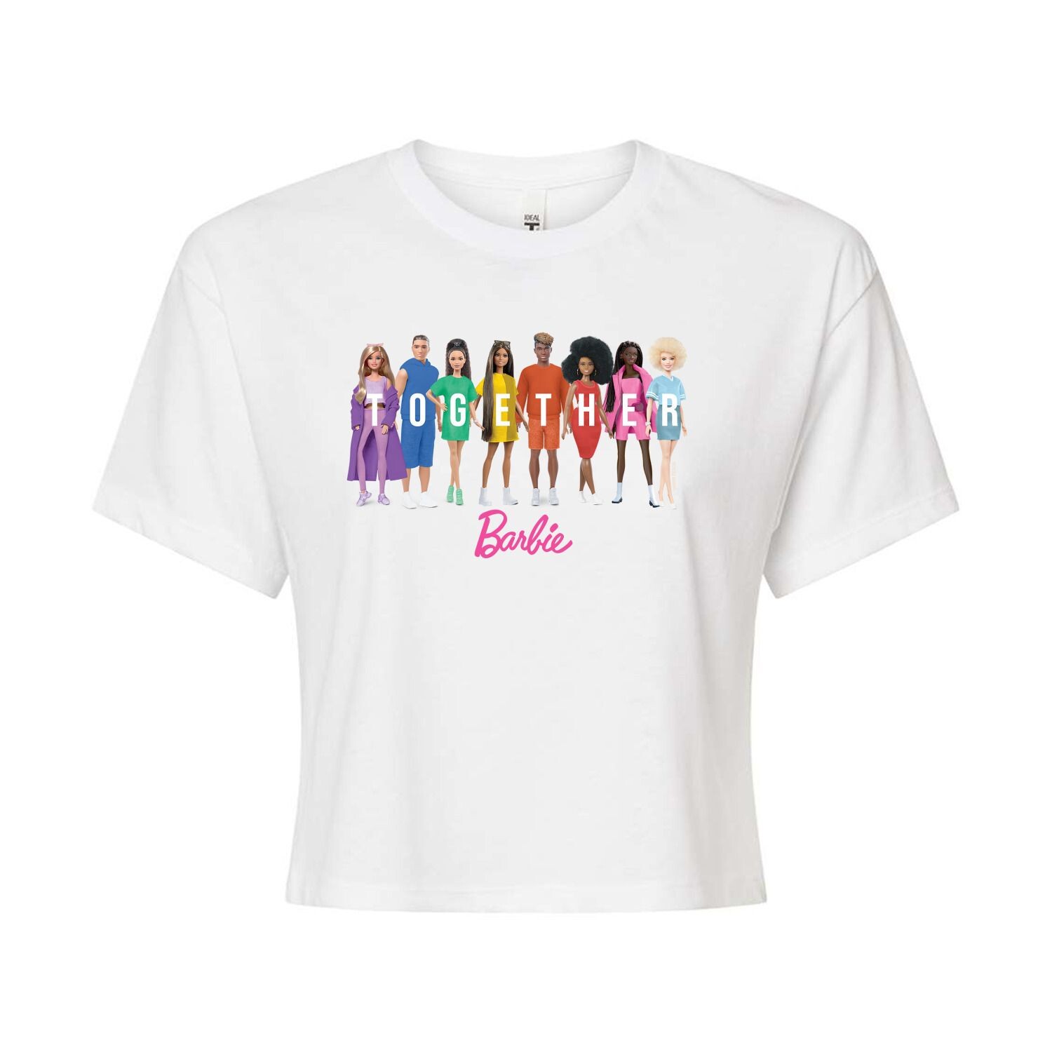 

Укороченная футболка Juniors' Barbie Together Pride Barbie