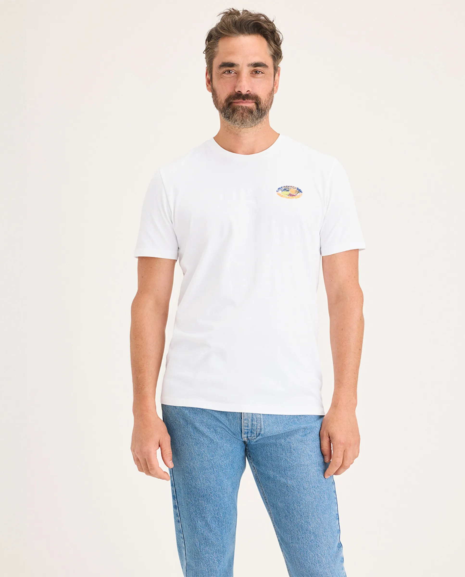 

Мужская футболка с коротким рукавом, облегающая Dockers, белый