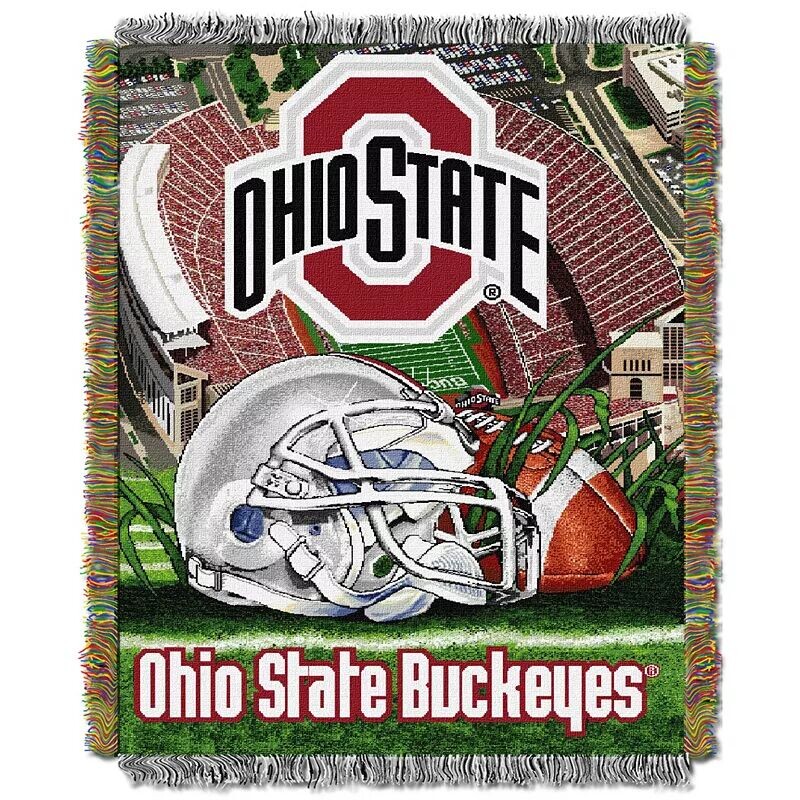 

Тканый плед Northwest Ohio State Buckeyes размером 48 x 60 дюймов