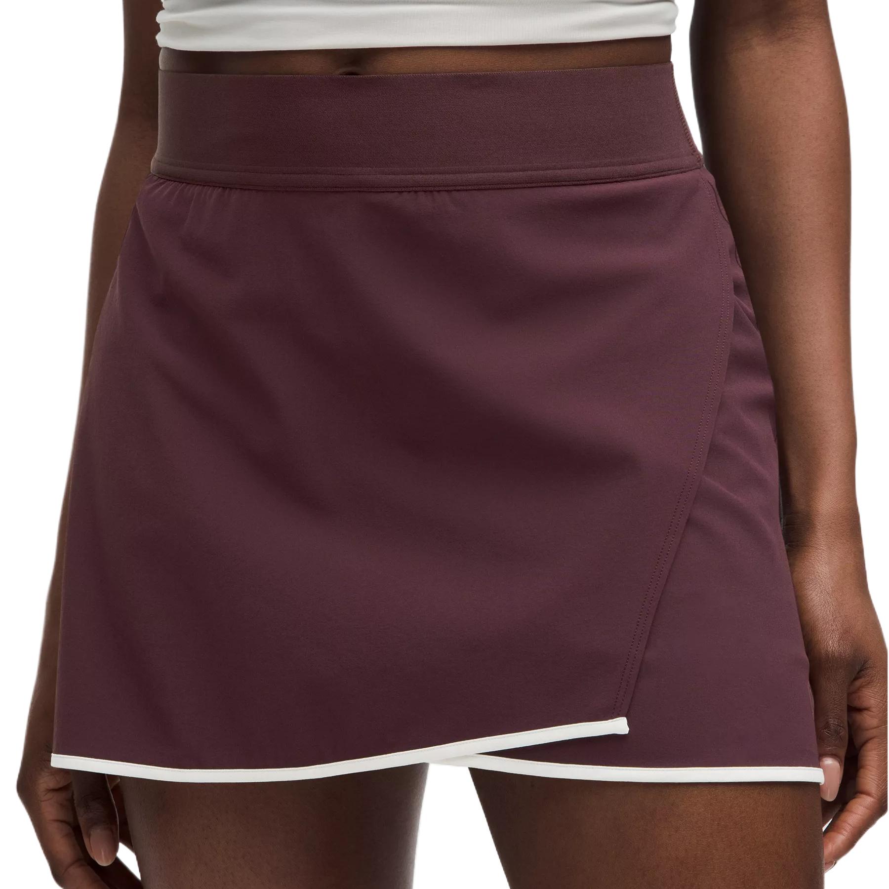 

Юбка для тенниса Luxtreme облегченная женская Lululemon, красный коричневый