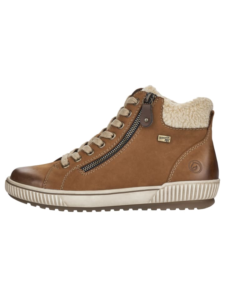 Высокие кроссовки remonte Sneaker mid D0770, коричневый